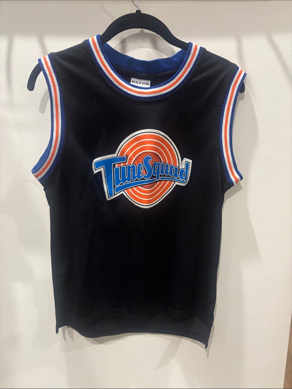 Tune Squad Space Jam Medium Black Basketball Jersey